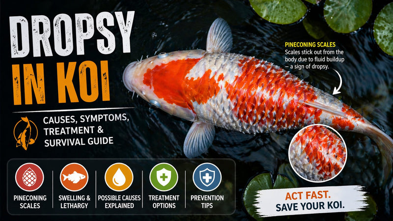 Dropsy in Koi: Causes Symptoms, Treatment, and Survival Chances