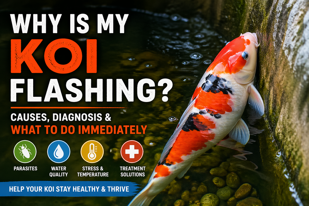 Why Is My Koi Flashing? (Rubbing Against the Bottom or Walls)